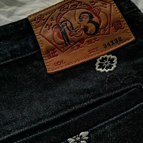 Authentic RARE Evisu custom made embroidered jeans - Picture 12 of 14